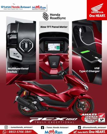 Honda PCX 160 dengan Teknologi Canggih untuk Gaya Hidup Modern !